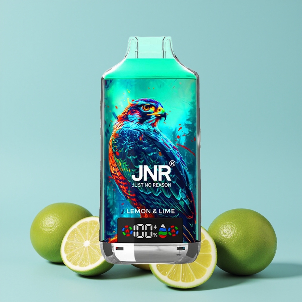 JNR Falcon X 18000 Puffs 24ml Sitron Lime Digital Display Type-C