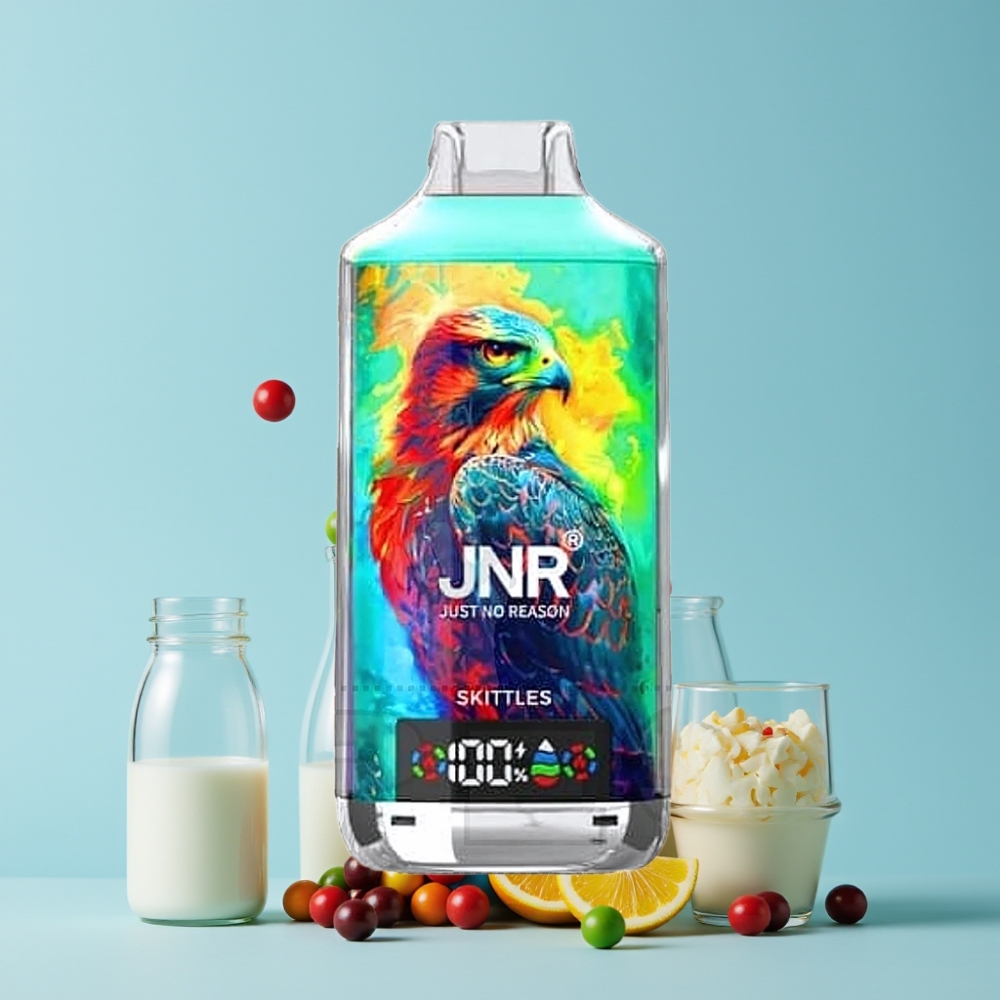 JNR Falcon X 18000 Puffs Skittles 24ml Dual Mesh Type-C Norge online wholesalers