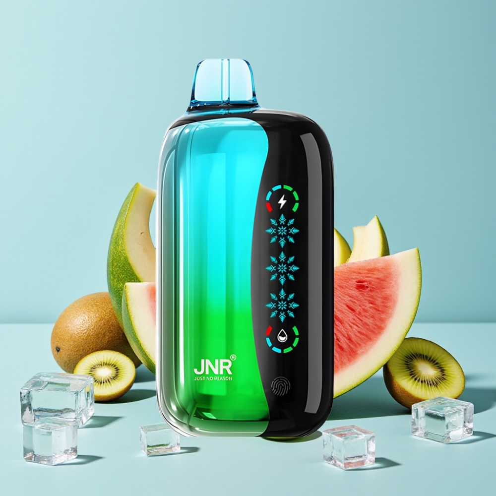 JNR Flex Ice 21000 Puffs Justerbar Is Touch Skjerm Kiwi Vannmelon Is