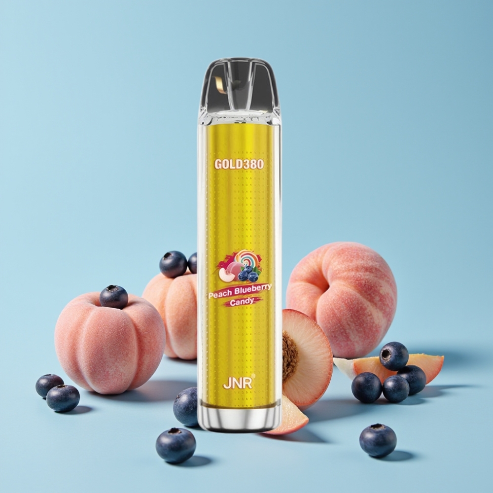 JNR Gold380 6000 Puffs 1500mAh 13ml Fersken Blåbær Norge online wholesalers