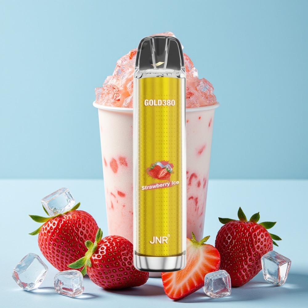 JNR Gold380 6000 Puffs 1500mAh 13ml Jordbær Is Norge online wholesalers