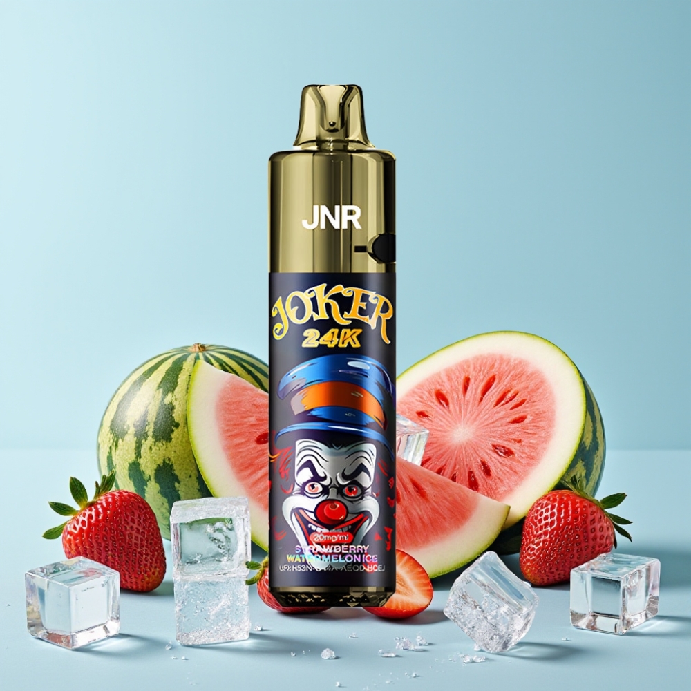 JNR Joker 24K Puffs Refillable Type-C 800mAh Jordbær Vannmelon Is