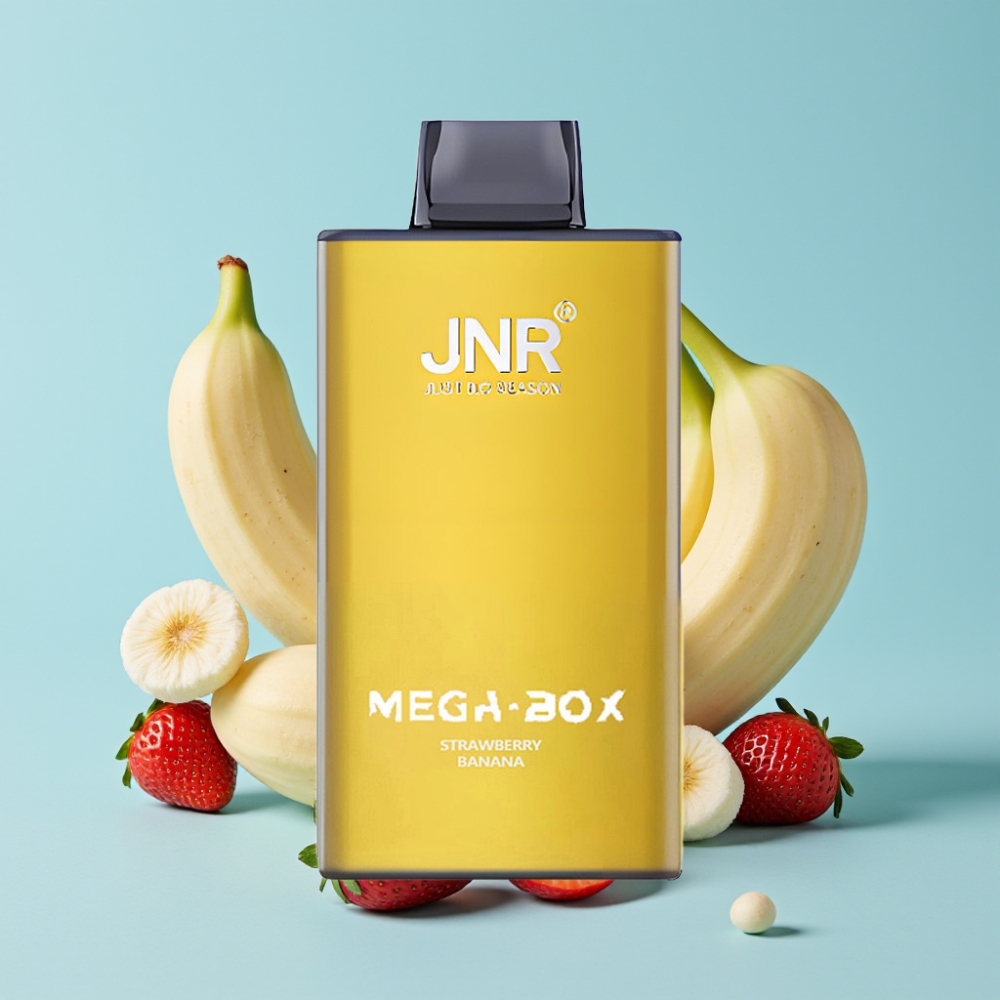 JNR Mega Box 25000 Puffs 30ml 850mAh Type-C Jordbær Banan