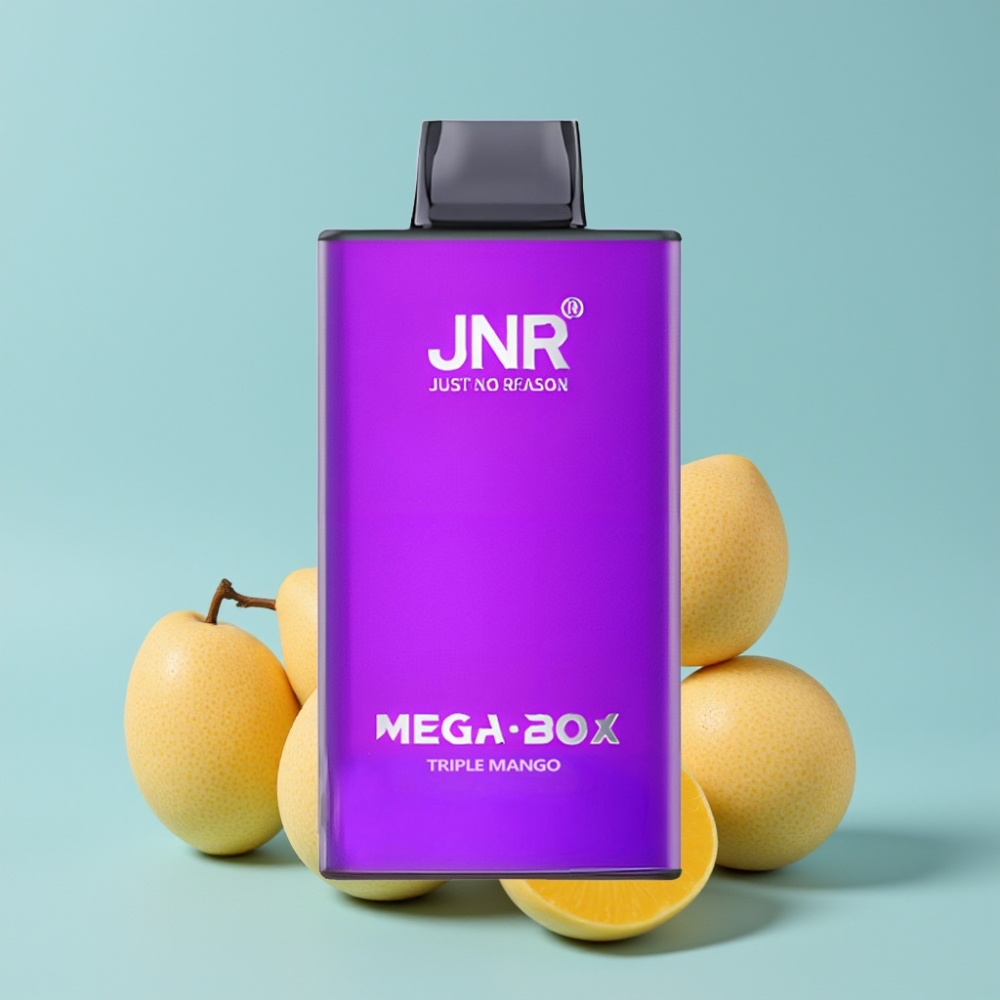 JNR Mega Box 25000 Puffs 30ml E-lite Dual Mesh Triple Mango