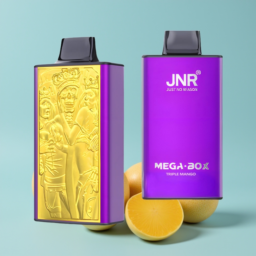 JNR Mega Box 25000 Puffs 30ml E-lite Dual Mesh Triple Mango
