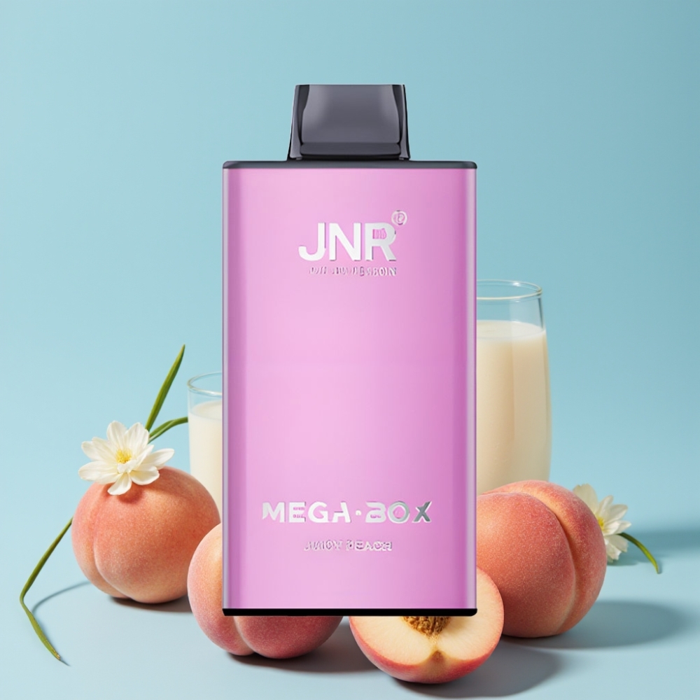 JNR Mega Box 25000 Puffs 30ml Saftig Fersken Type-C Lading