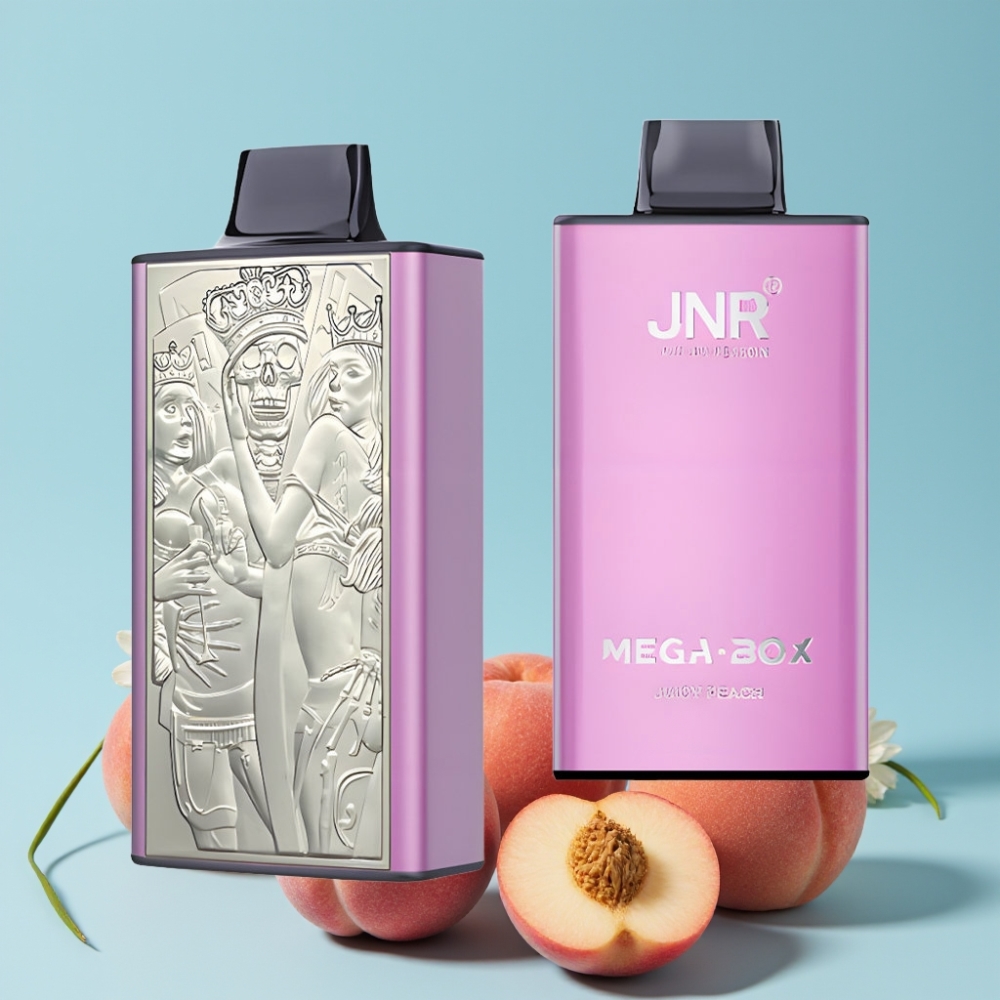JNR Mega Box 25000 Puffs 30ml Saftig Fersken Type-C Lading