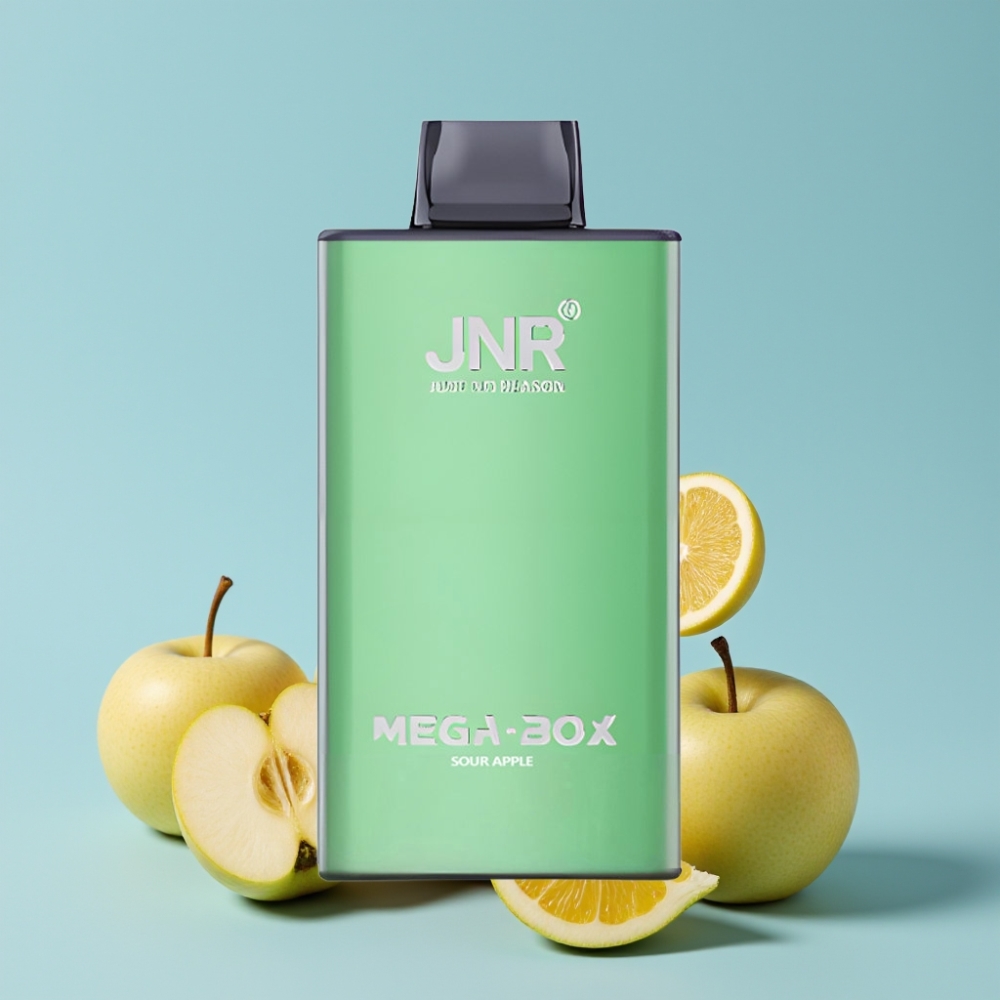 JNR Mega Box 25000 Puffs 30ml Sur Eple Disposable Vape Norge online wholesalers