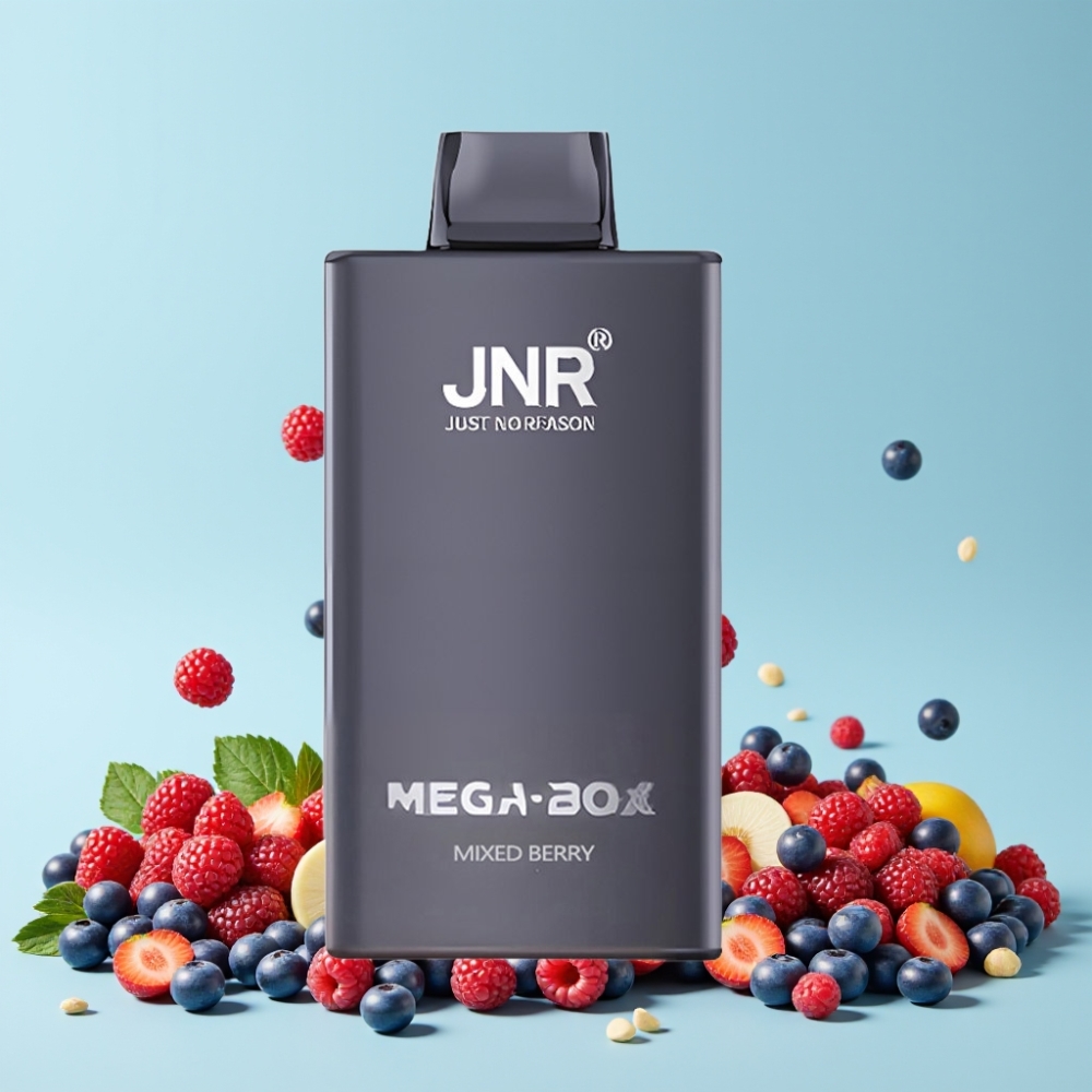 JNR Mega Box 25000 Puffs Blandet Bær 30ml 850mAh Type-C Norge online wholesalers