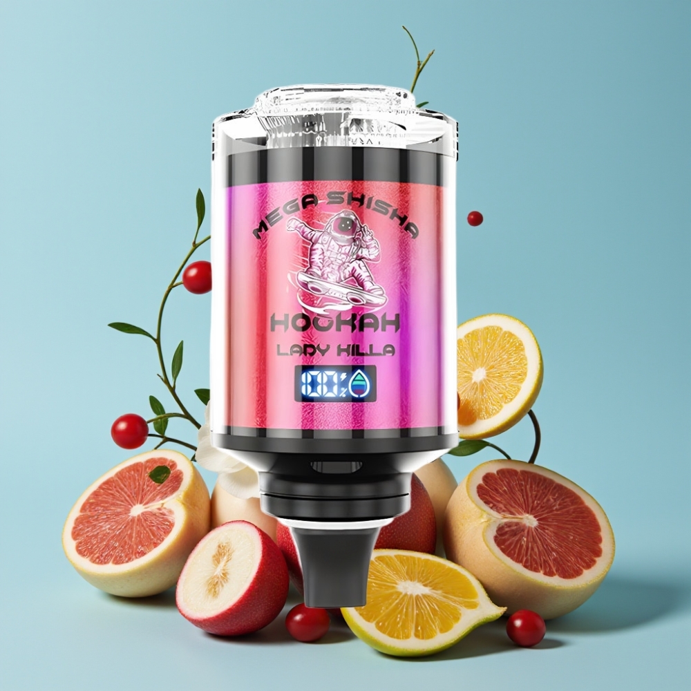 JNR Mega Shisha Hookah 100K Damekiller Desktop Kompatibilitet Interaktiv Smart Skjerm