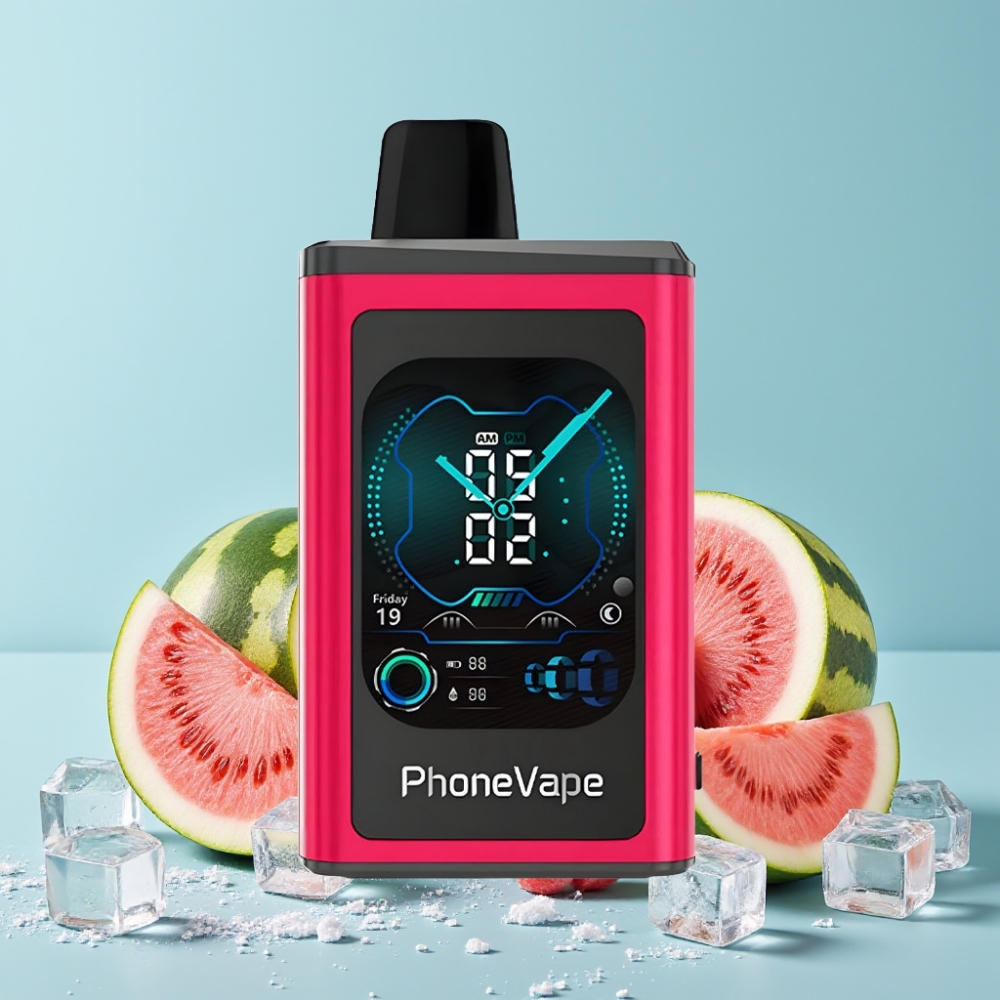 JNR PhoneVape 30000 puffs App Controlled Turbo Vannmelon Is