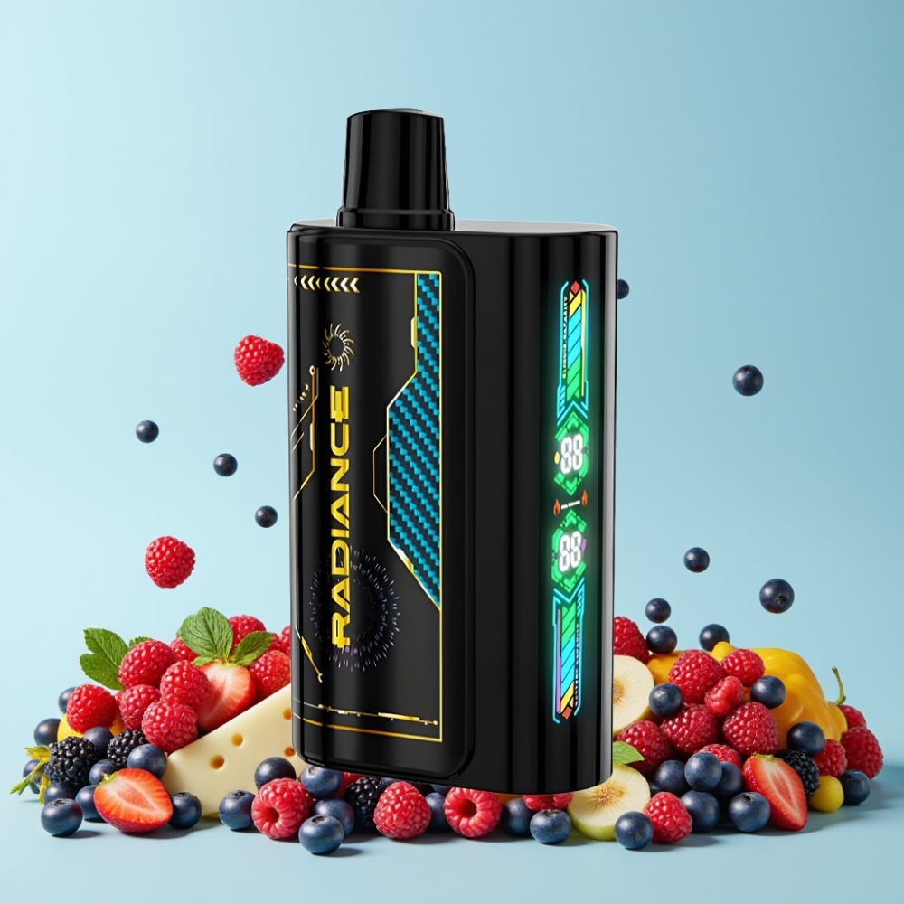 JNR Radiance 31000 Puffs Smart Skjerm Dual Mesh Blandede Bær