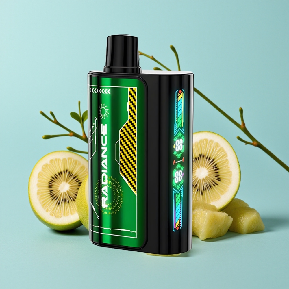 JNR Radiance 31000 Puffs Smart Skjerm Dual Mesh Type-C Pasjonsfrukt Kiwi