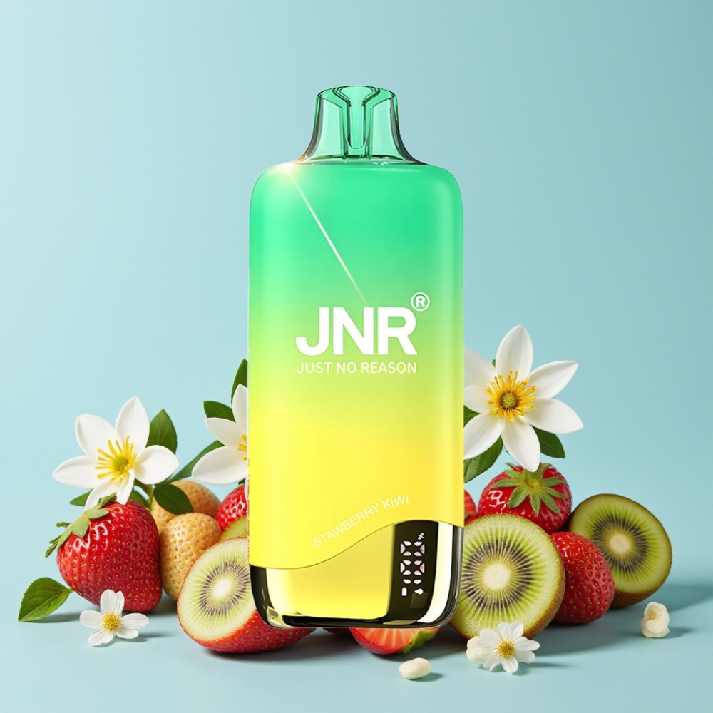 JNR Rainbow 10500 Puffs 18ml Jordbær Kiwi 0.8ohm Mesh Norge online wholesalers