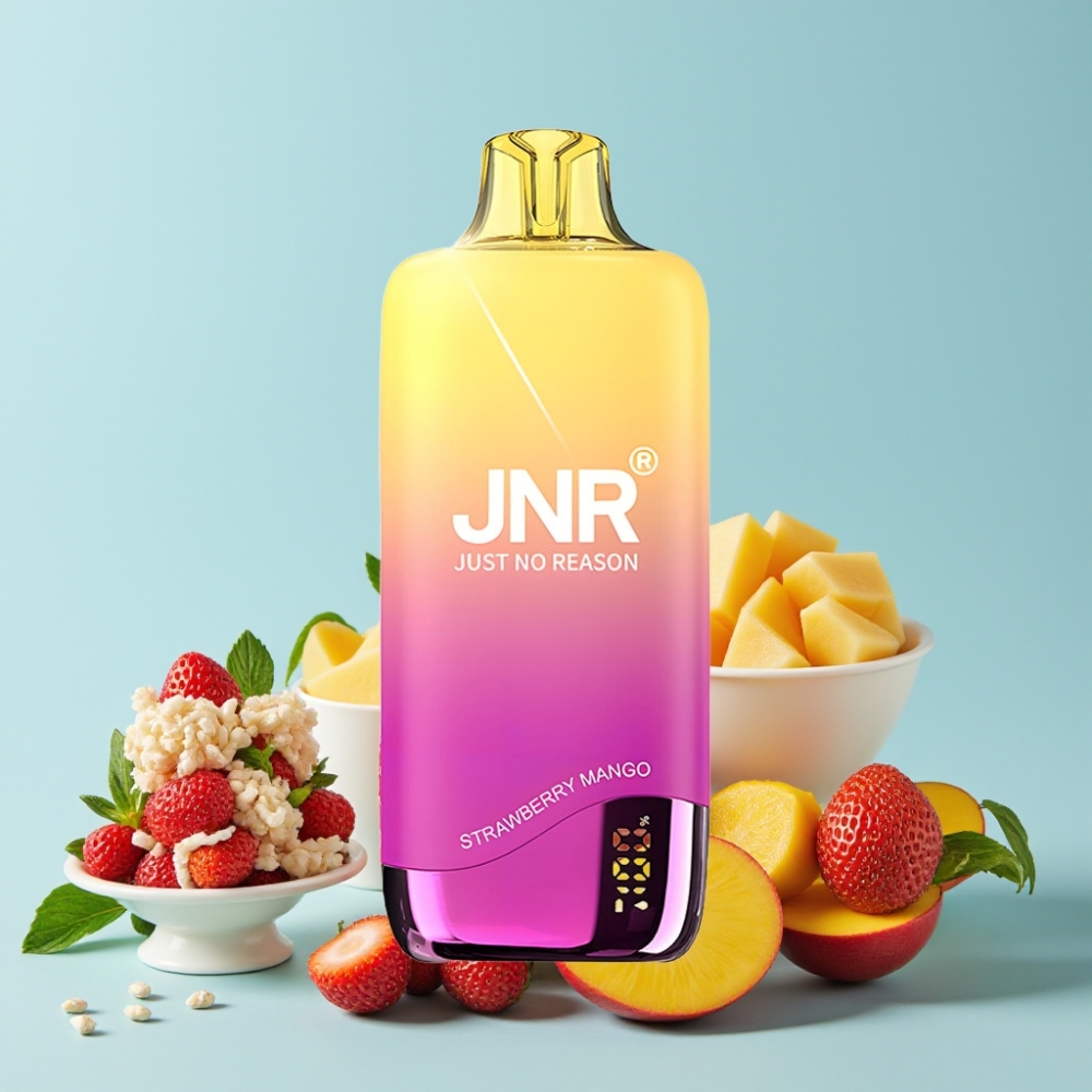JNR Rainbow 10500 Puffs 18ml Jordbær Mango USB-C Norge online wholesalers