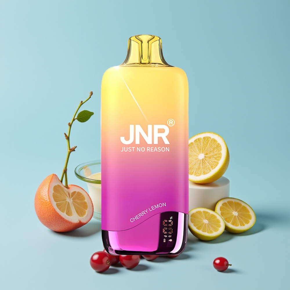 JNR Rainbow 10500 Puffs 18ml Kirsebær Sitron 0.8ohm Mesh