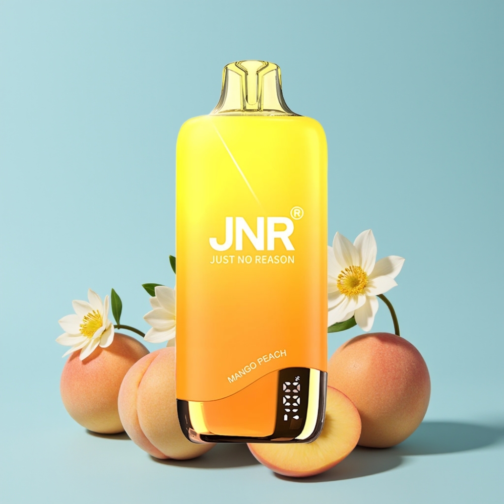 JNR Rainbow 10500 Puffs 18ml Mango Peach 0.8ohm Mesh USB-C