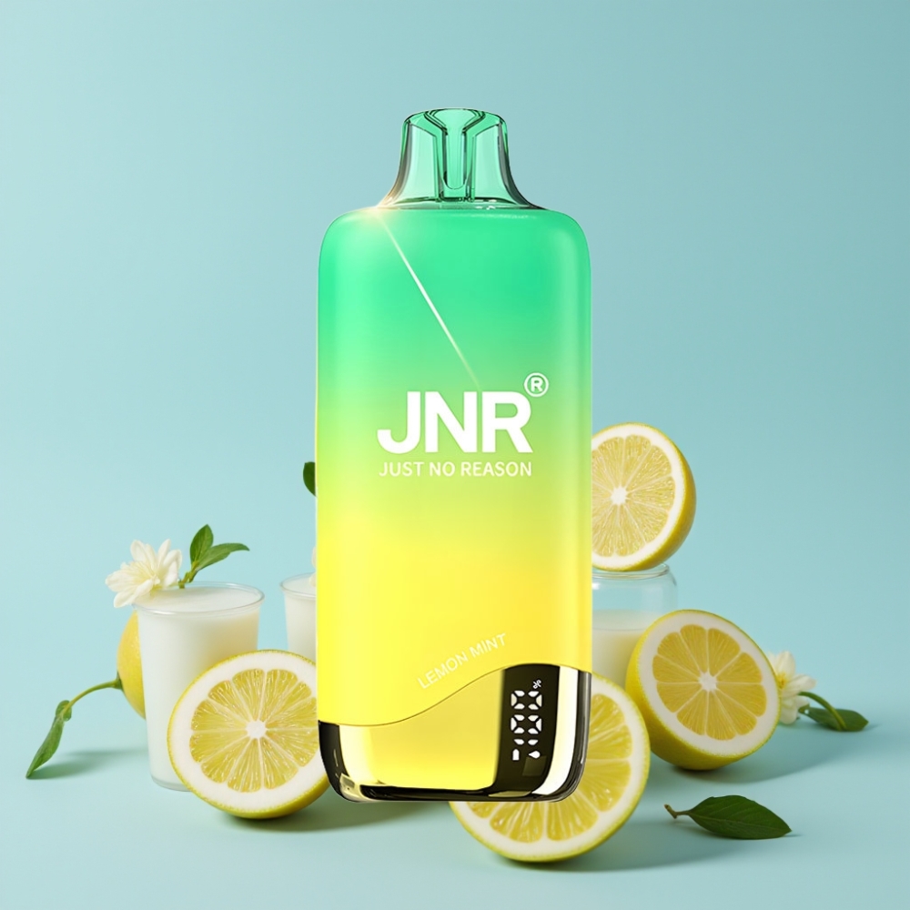 JNR Rainbow 10500 Puffs Disposable Vape Sitronmynte med 18ml e-Liquid og 600mAh Batteri