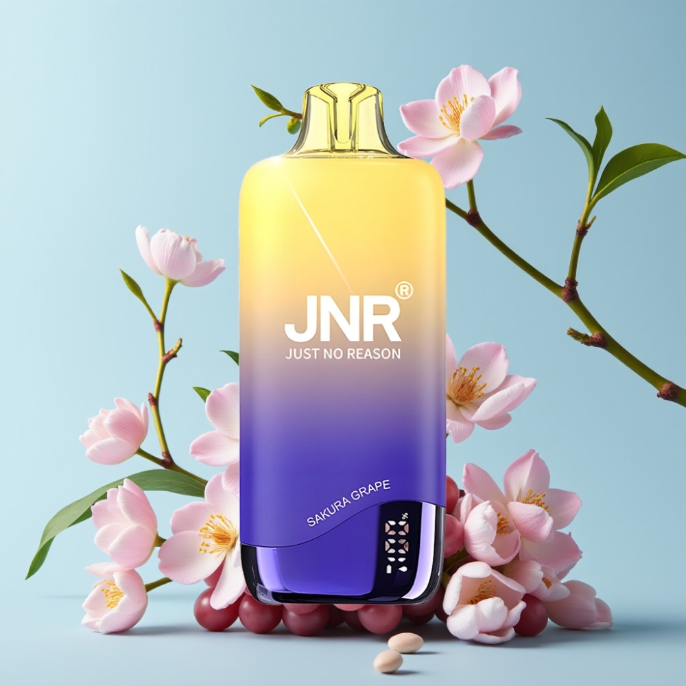 JNR Rainbow 10500 Puffs Engangs Vape Sakura Drue 18ml 600mAh USB-C