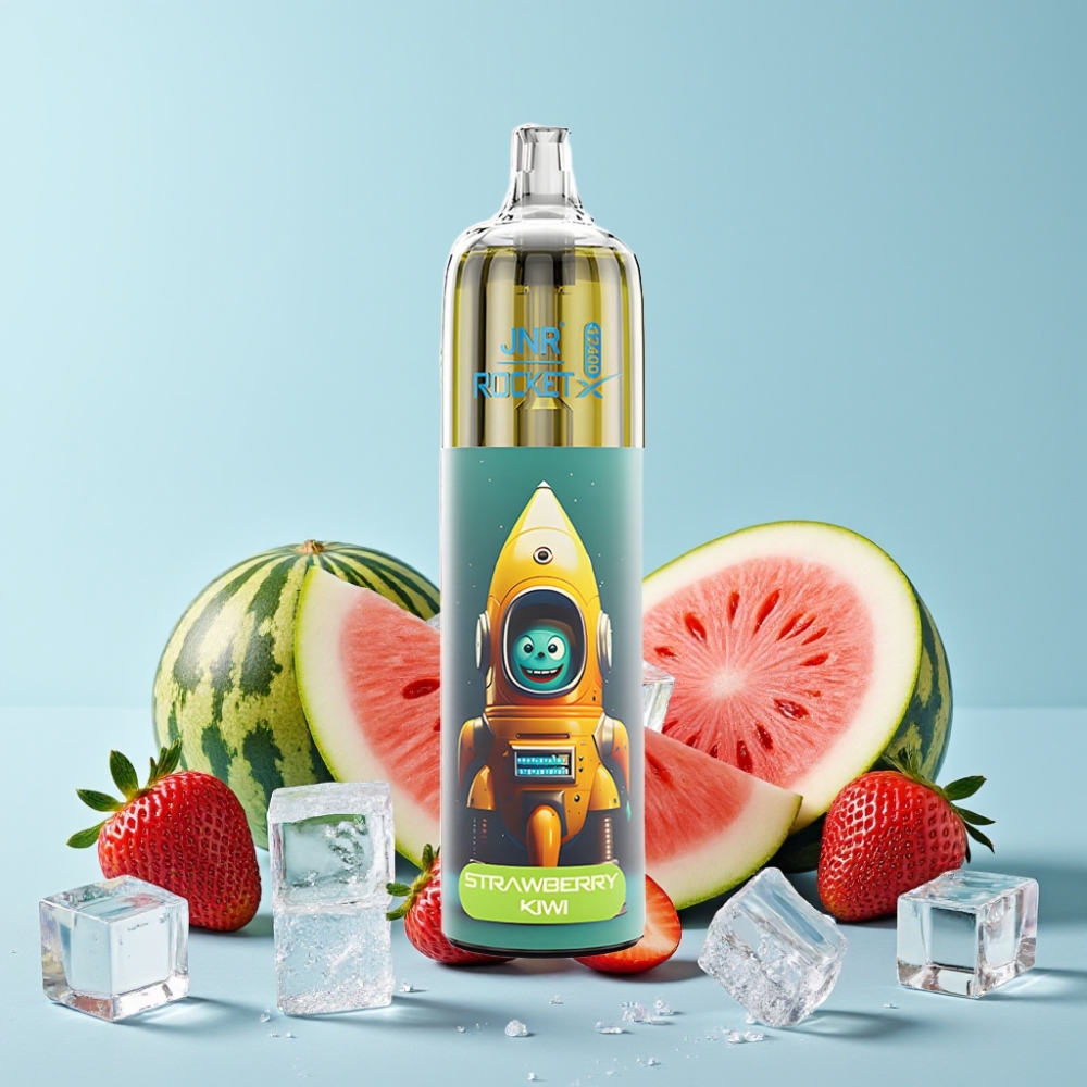 JNR Rocket-X 12400 Puffs Justerbar Luftstrøm RGB Jordbær Vannmelon Is