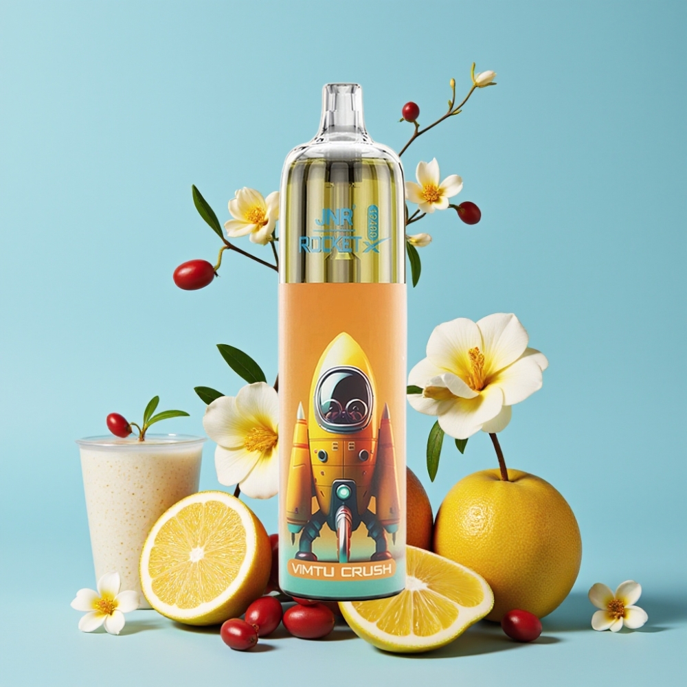 JNR Rocket-X 12400 Puffs Justerbar Luftstrøm RGB Mesh Coil Vimtu Knus