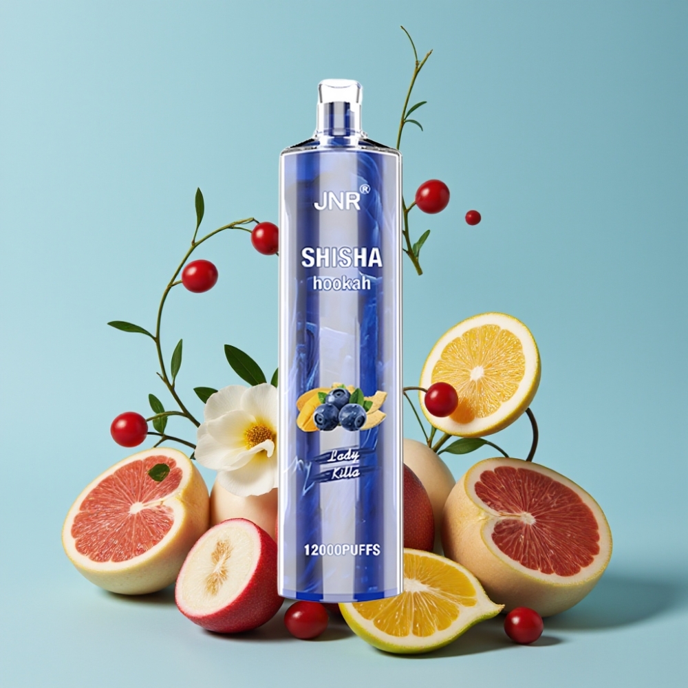 JNR Shisha Hookah 12000 Puffs 24ml 2% Lady Killa Type-C Norge online wholesalers