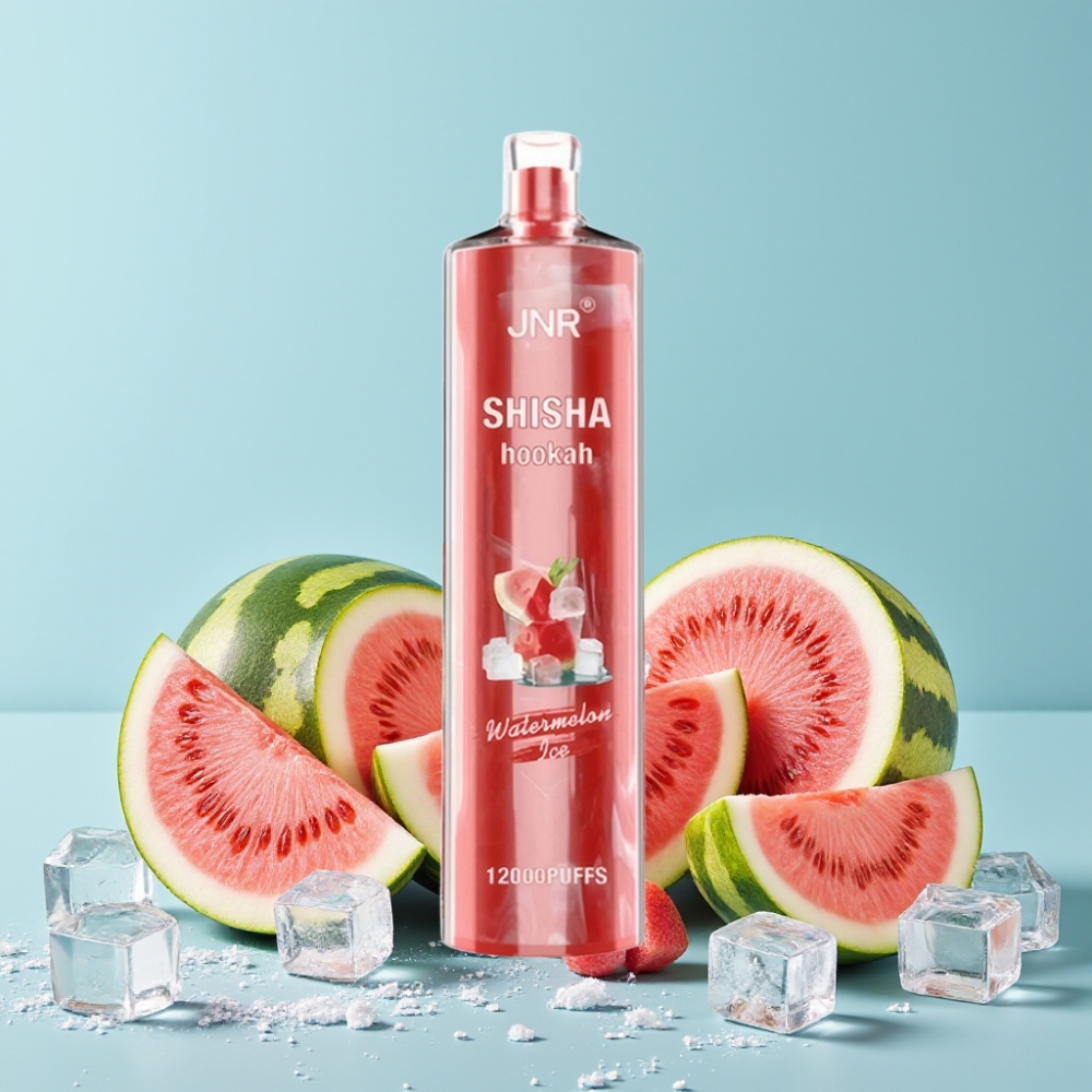 JNR Shisha Hookah 12000 Puffs 24ml Vannmelon Is Type-C Lading