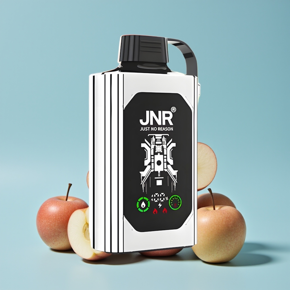 JNR Shisha Hookah Box 20500 Puffs HD Display 1000mAh 25ml Type-C Dobbel Eple