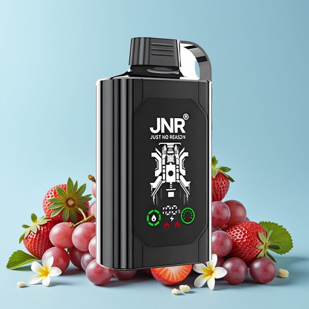 JNR Shisha Hookah Box 20500 Puffs HD Display 1000mAh Type-C Jordbær Drue
