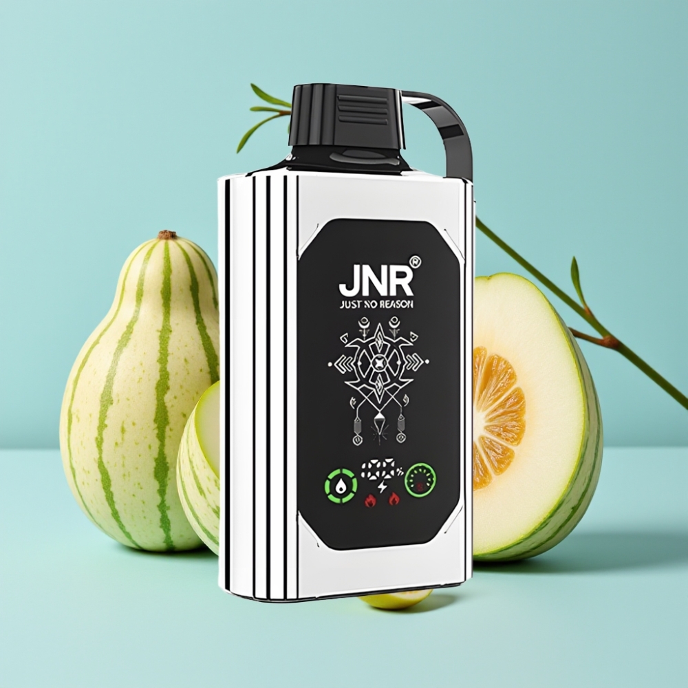 JNR Shisha Hookah Box 20500 Puffs HD Display 25ml Dobbel Melon Mynte Type-C Lading