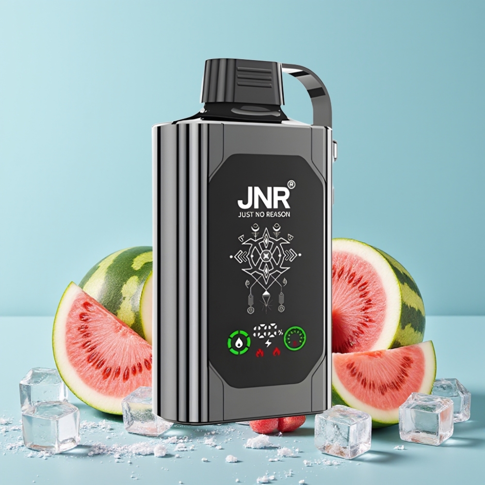 JNR Shisha Hookah Box 20500 Puffs HD Display 25ml Vannmelon Is Type-C