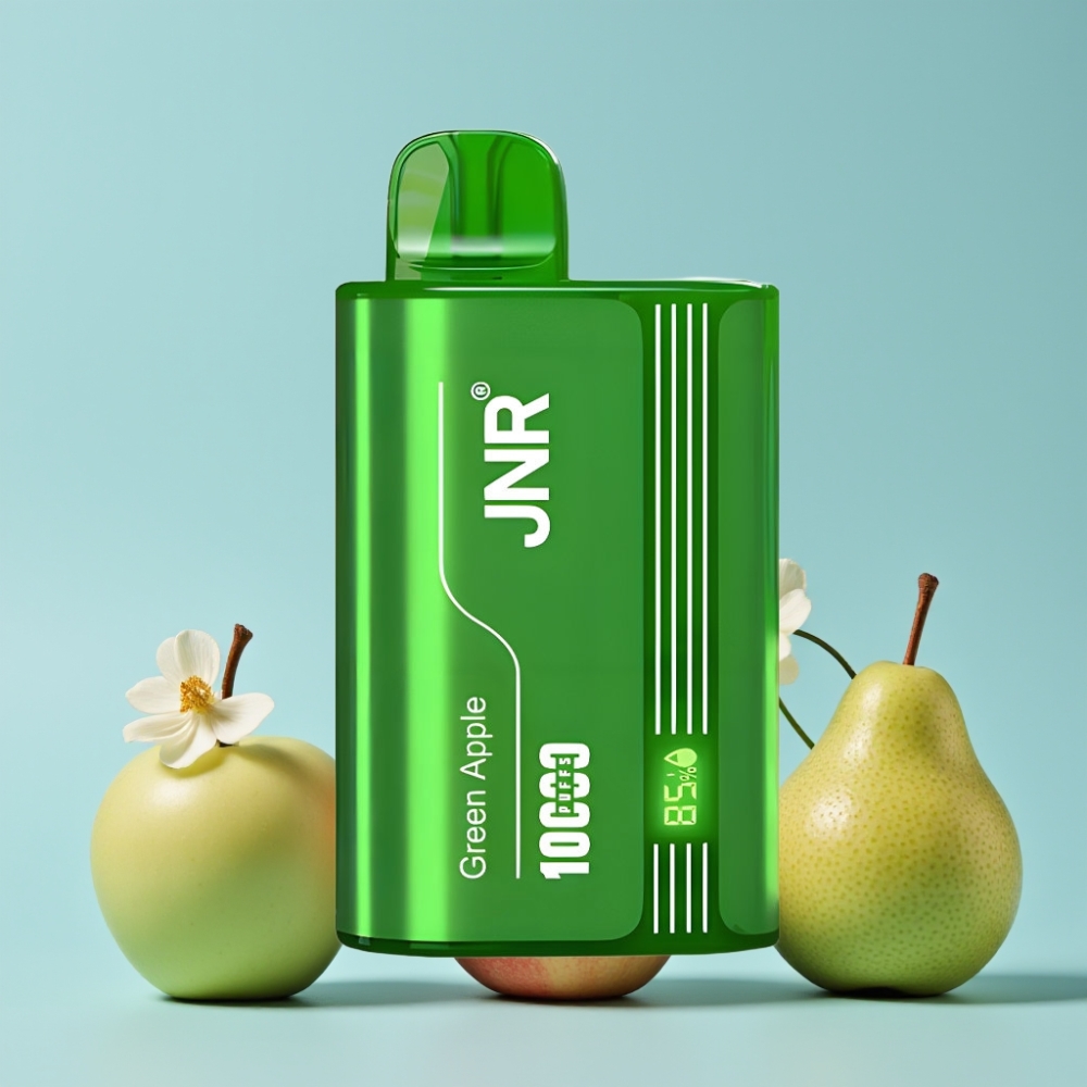 JNR Tank 10000 Puffs Justerbar Luftstrøm Digital Skjerm Eple Fersken Pære