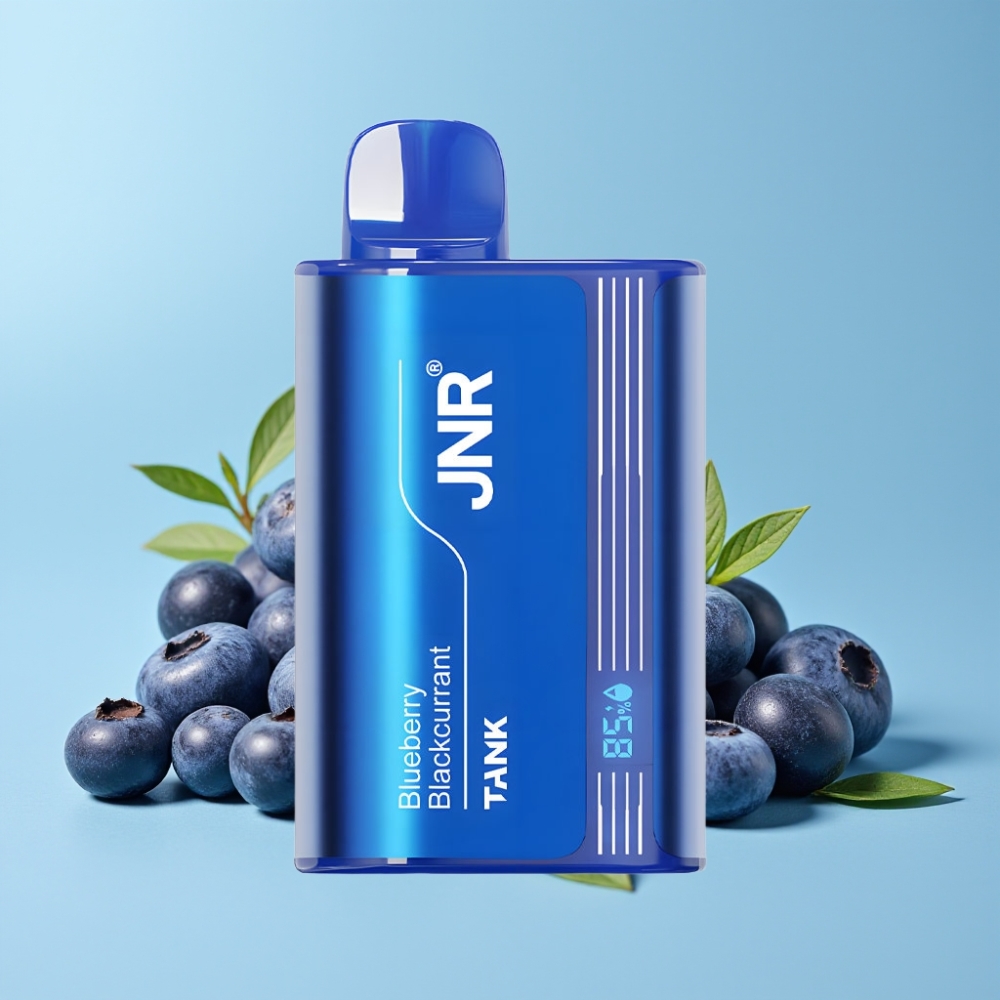JNR Tank 10000 Puffs Justerbar luftstrøm Blåbær Solbær Digital Display Type-C