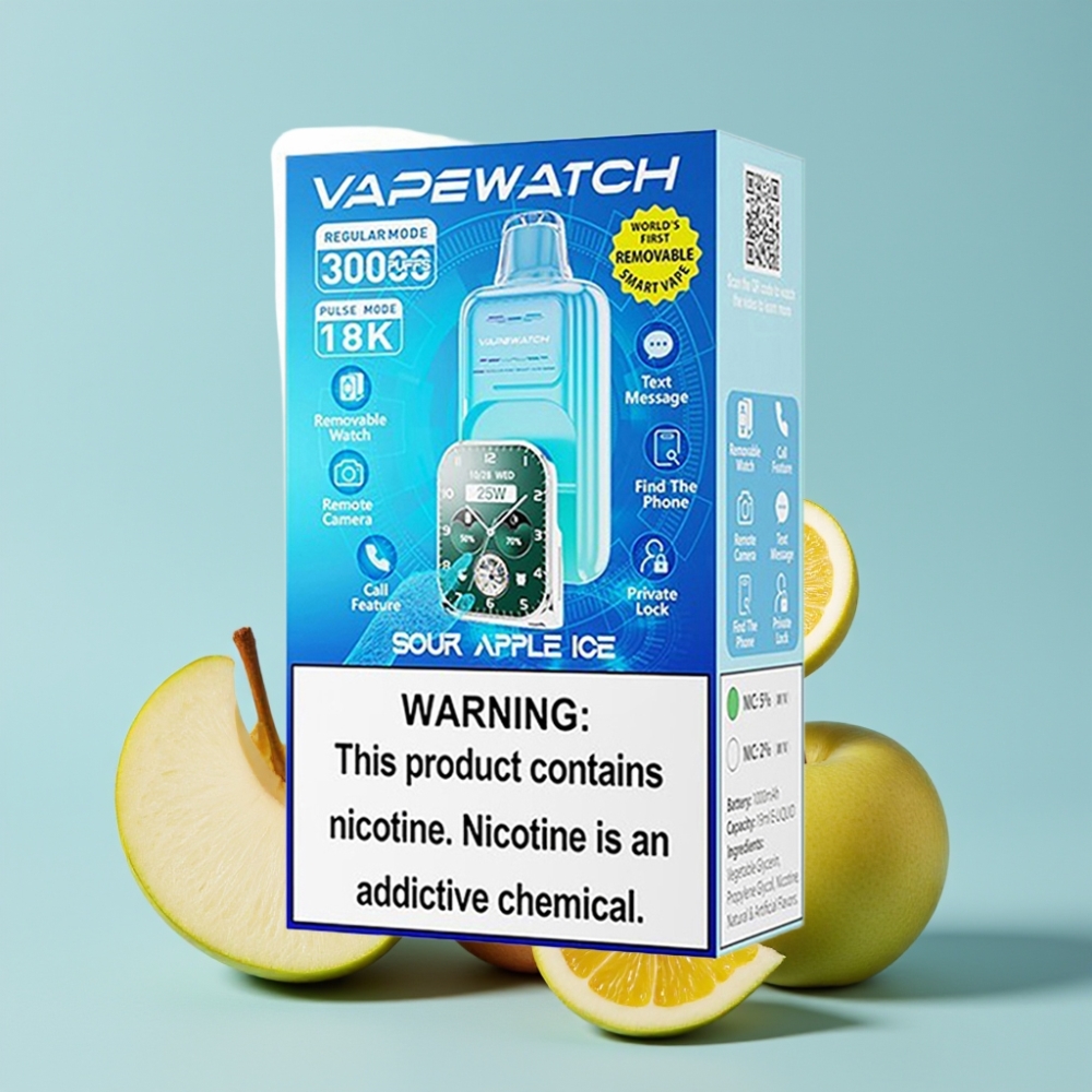 JNR VapeWatch 30000 Puffs 1000mAh 19mL Type-C Sur Eple Is