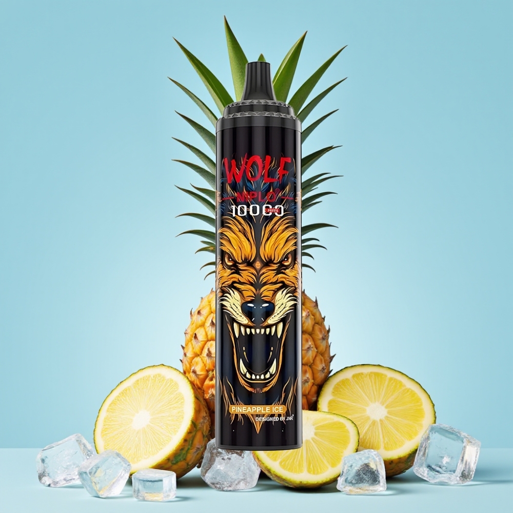 JNR Wolf Niplo 10000 Puffs 20ml 1.0 Ohm Pineapple Is Norge online wholesalers