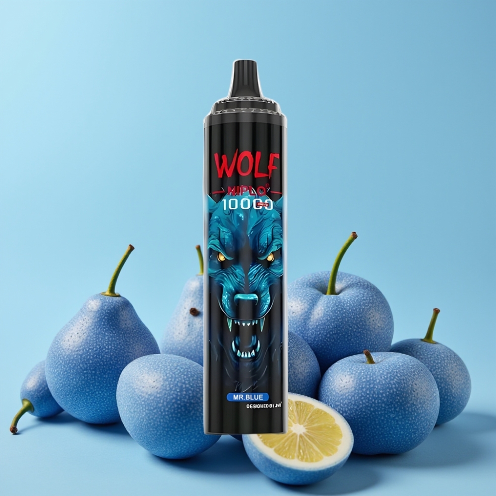 JNR Wolf Niplo 10000 Puffs 20ml 5% Type-C Herr Blå Norge online wholesalers