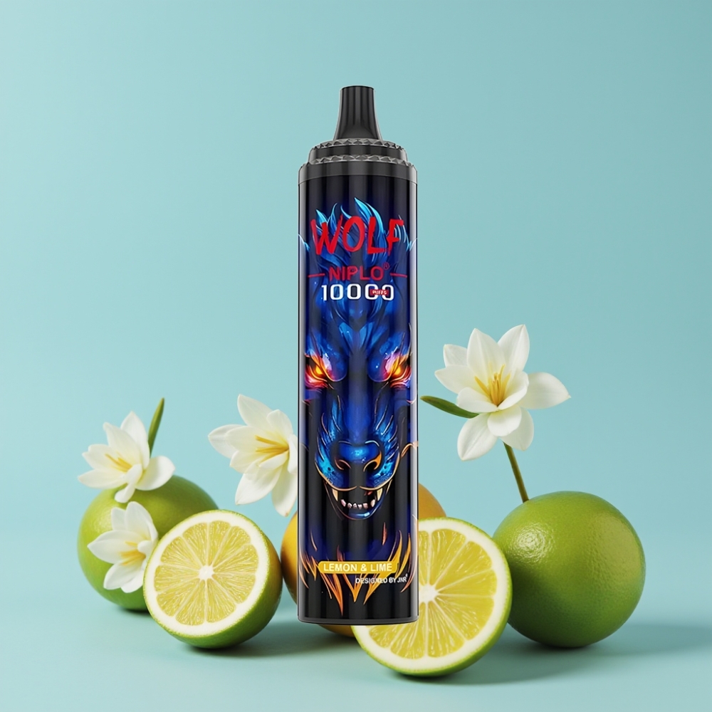 JNR Wolf Niplo 10000 Puffs Sitron & Lime 1.0 Ohm Mesh Type-C