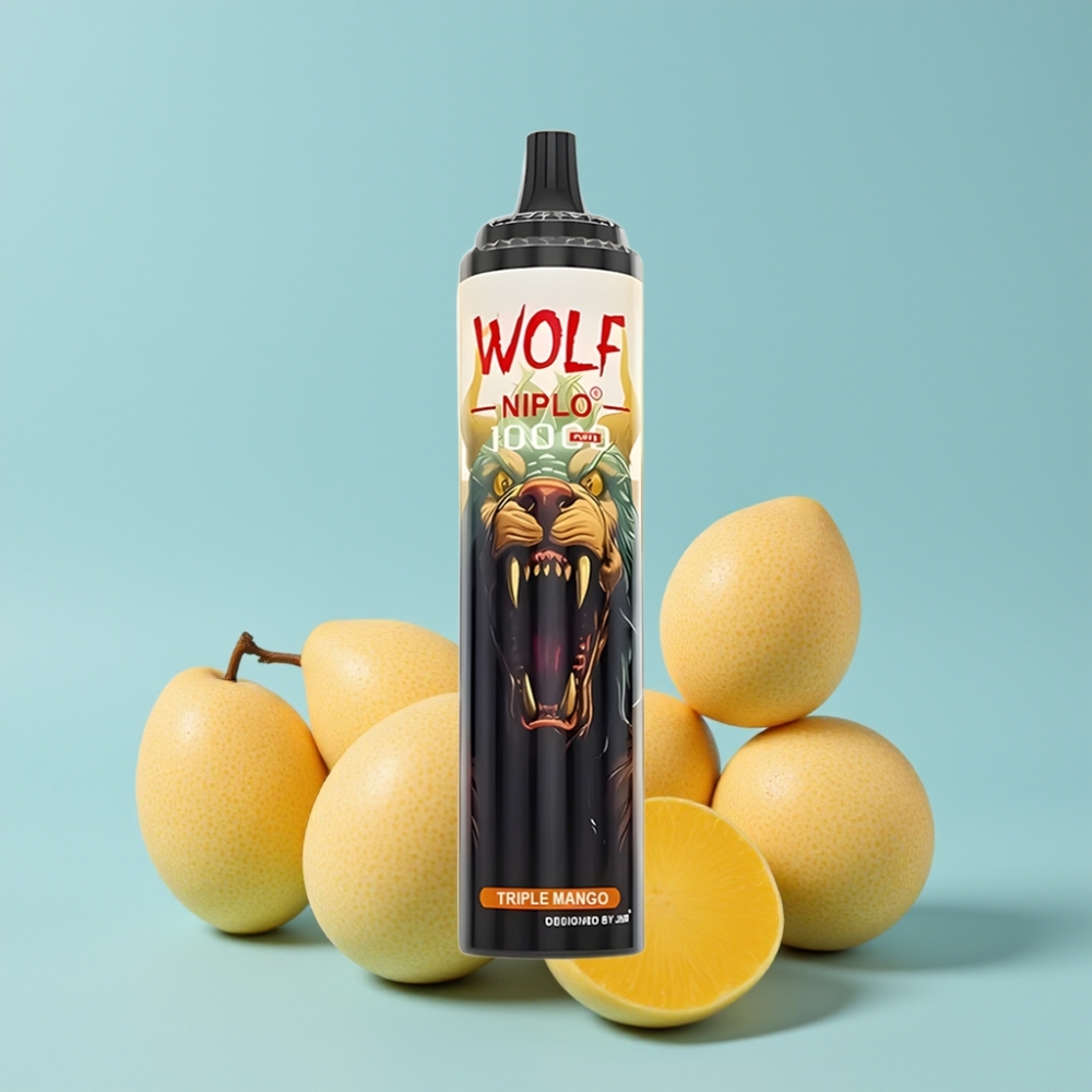 JNR Wolf Niplo 10000 Puffs Triple Mango 20ml 5% Type-C Norge online wholesalers