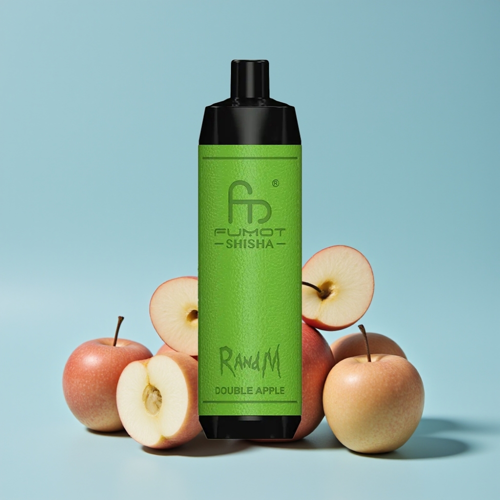 RandM Fumot Shisha 10000 Puffs 18ml Dobbel Eple Type-C 850mAh