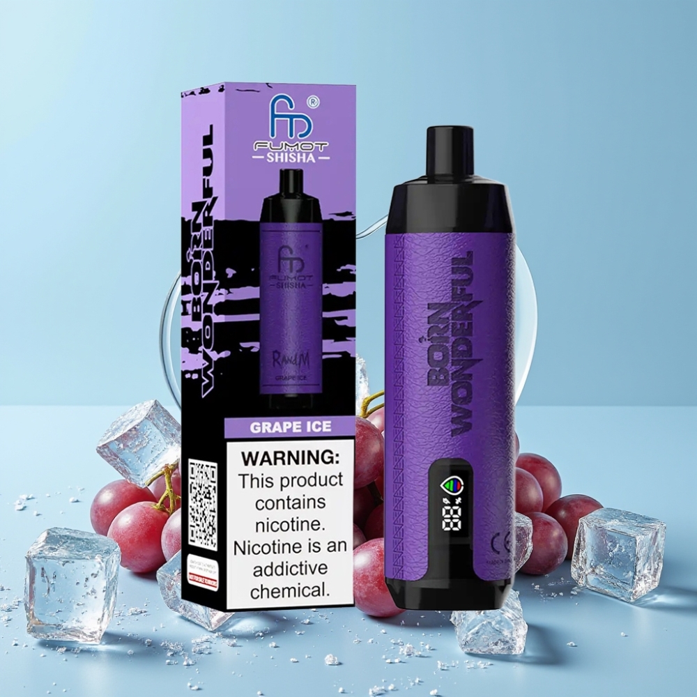 RandM Fumot Shisha 10000 Puffs 18ml Druer Is Disposable Vape