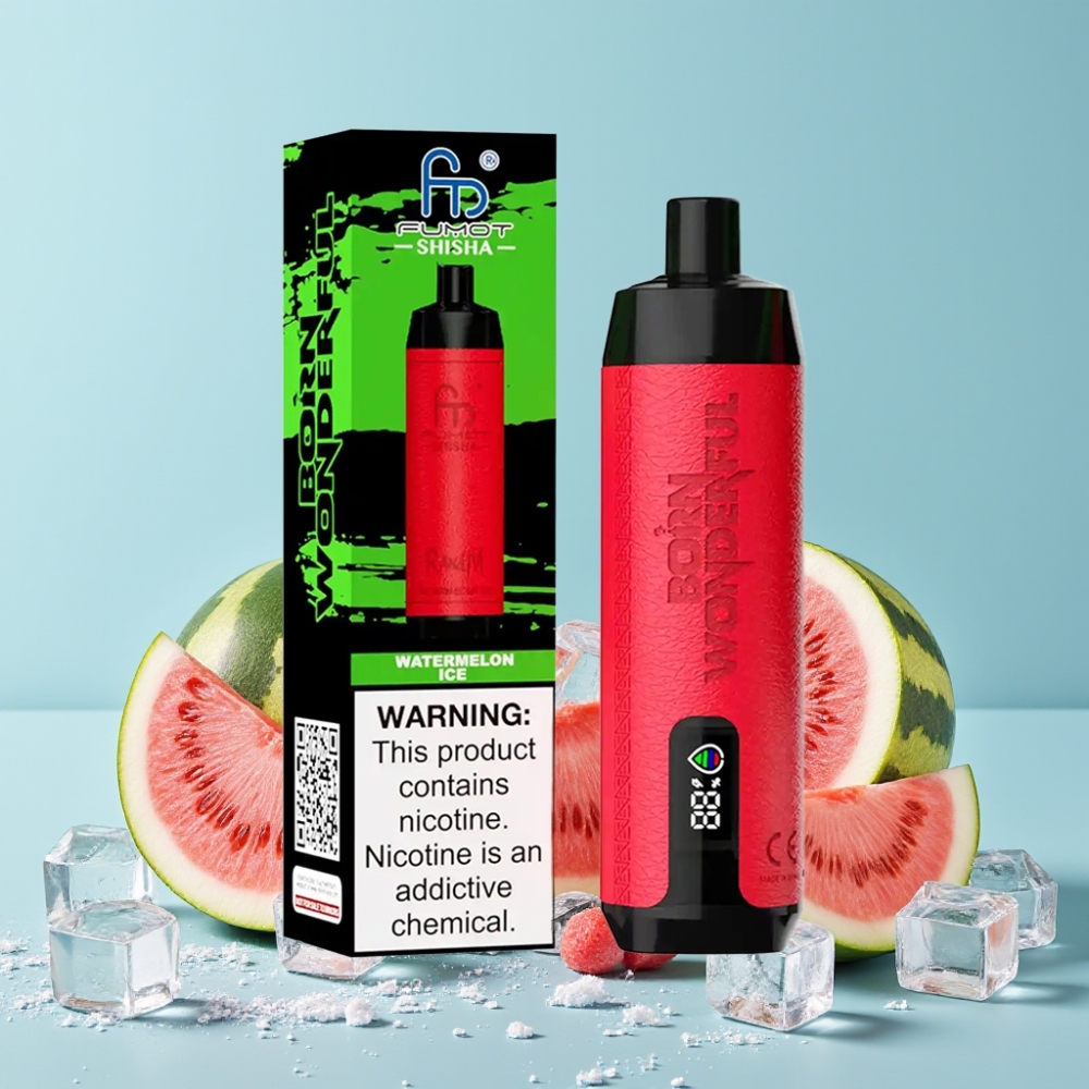 RandM Fumot Shisha 10000 Puffs 18ml Vannmelon Is Type-C Norge online wholesalers