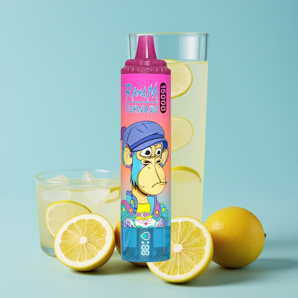 RandM Fumot Tornado 15000 Puffs 25ml 850mAh LCD Sitrus Norge online wholesalers