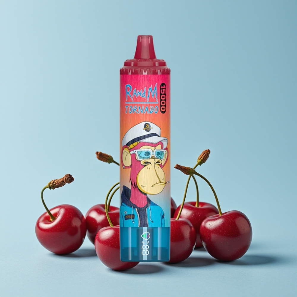 RandM Fumot Tornado 15000 Puffs 25ml 850mAh Mesh Cherrysmaak