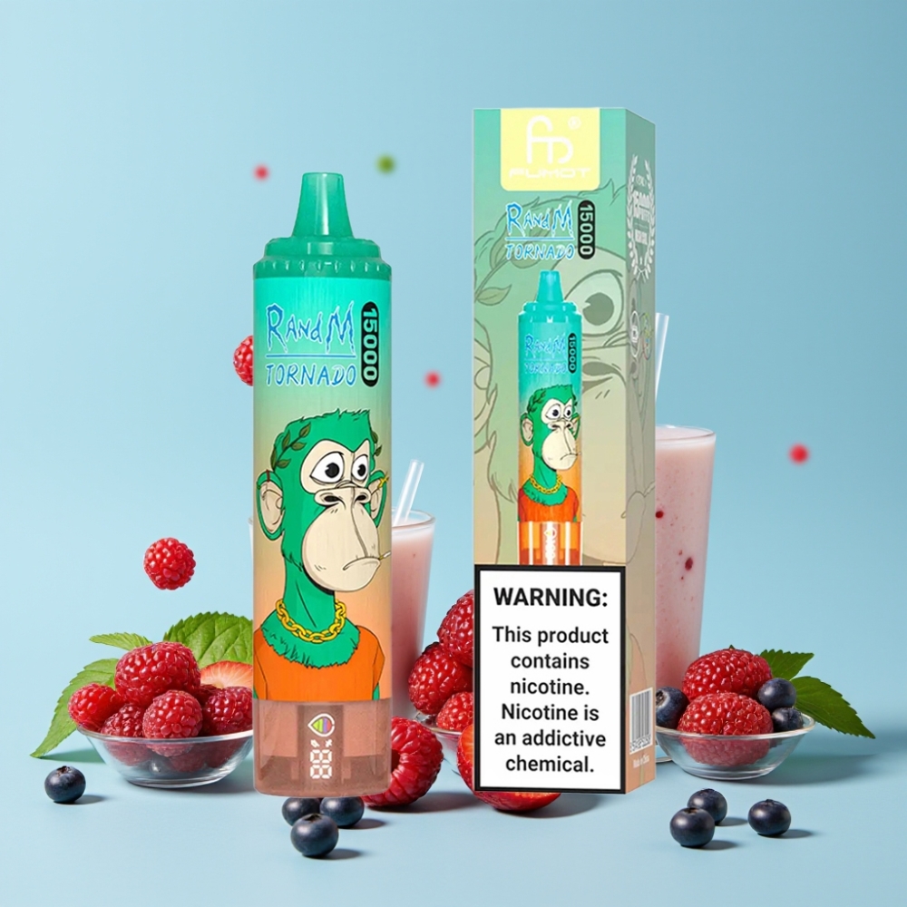 RandM Fumot Tornado 15000 Puffs 25ml 850mAh Mesh Coil Triple Bær