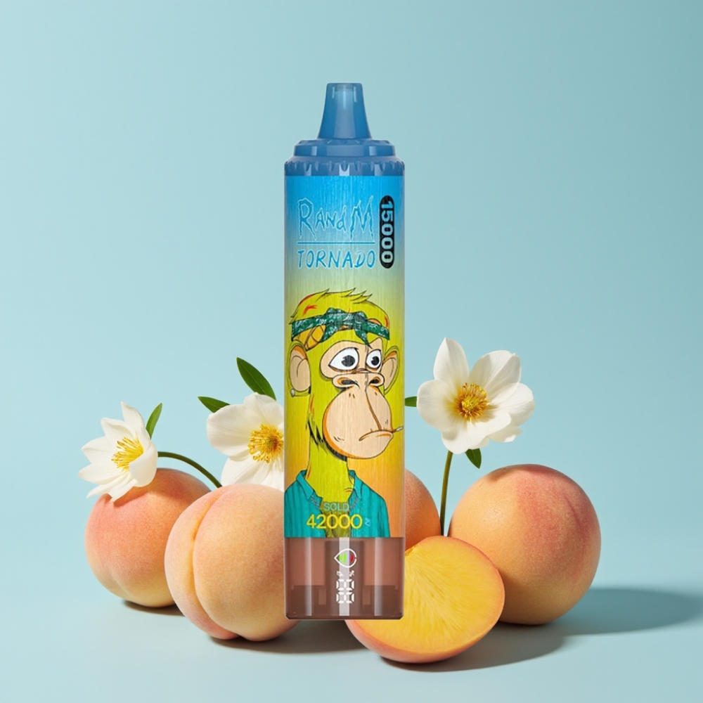 RandM Fumot Tornado 15000 Puffs 25ml 850mAh Mesh Peach Mango