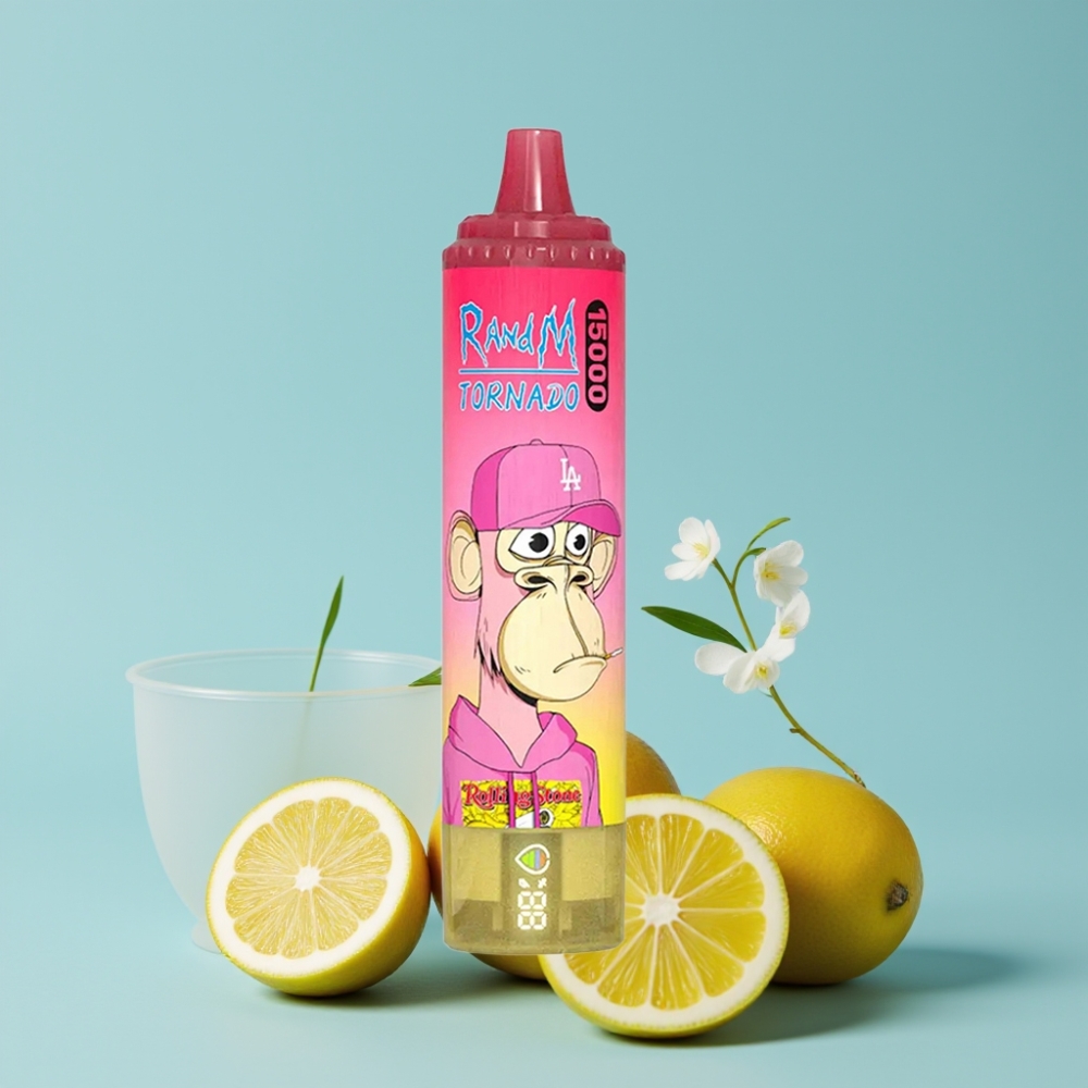 RandM Fumot Tornado 15000 Puffs 25ml 850mAh Mesh Sitron Norge online wholesalers