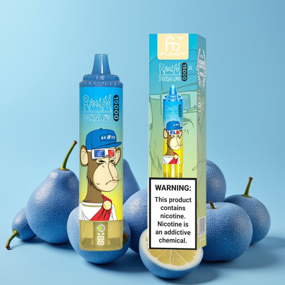 RandM Fumot Tornado 15000 Puffs 25ml 850mAh Mr Blå Norge online wholesalers