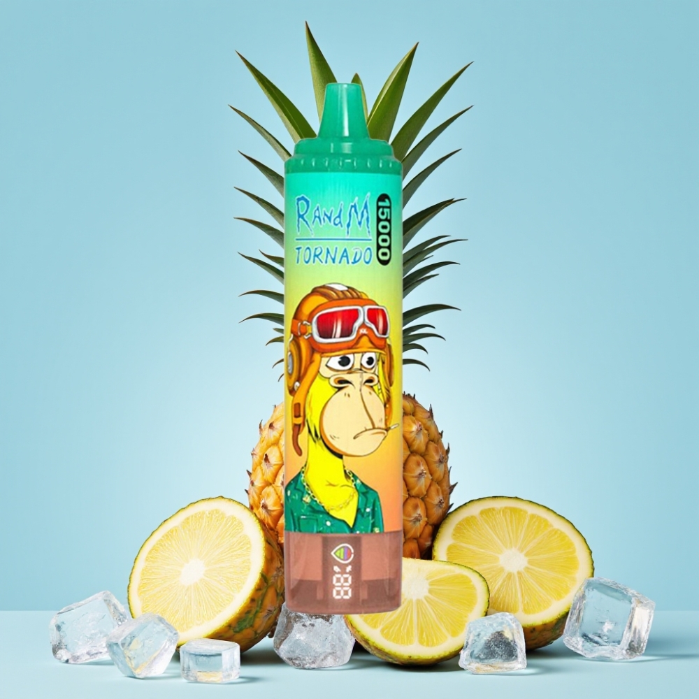 RandM Fumot Tornado 15000 Puffs 25ml 850mAh Type-C Ananas Is