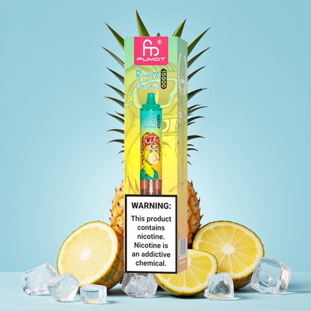 RandM Fumot Tornado 15000 Puffs 25ml 850mAh Type-C Ananas Is
