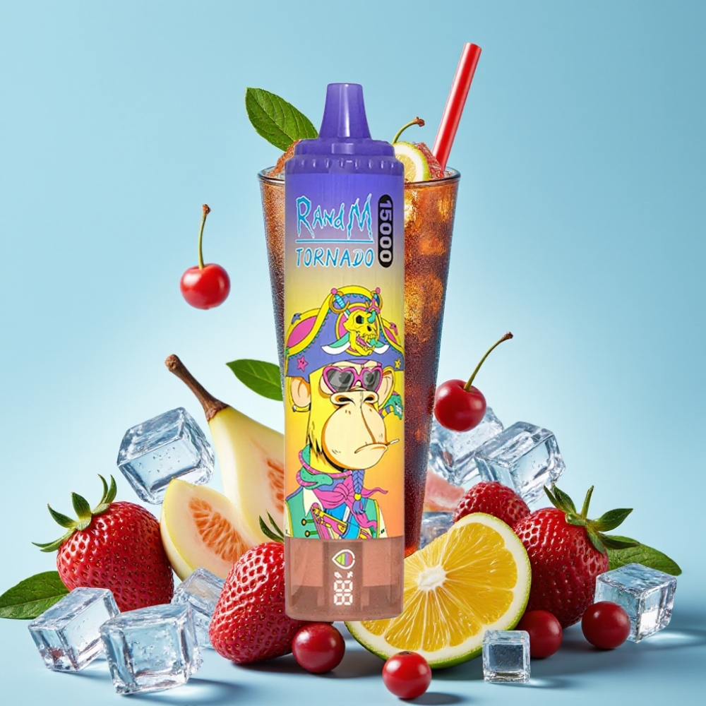 RandM Fumot Tornado 15000 Puffs 25ml 850mAh Type-C LCD Cola Is